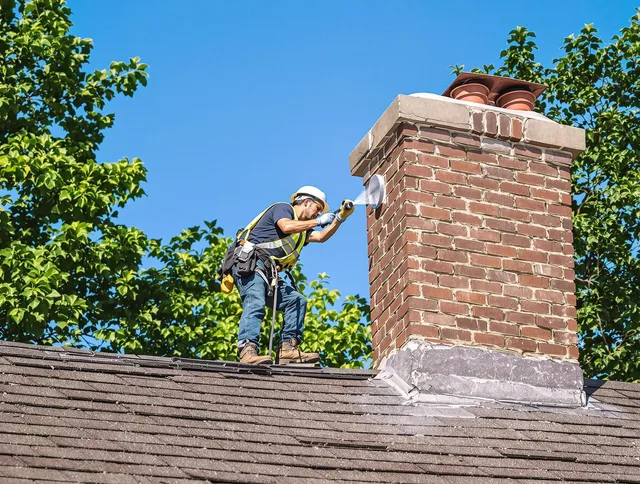 Spring Hill Chimney Sweep performing an inspection with advanced tools in Spring Hill, FL