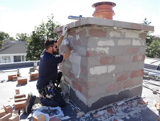 Advanced chimney repair process by Spring Hill Chimney Sweep in Spring Hill, FL