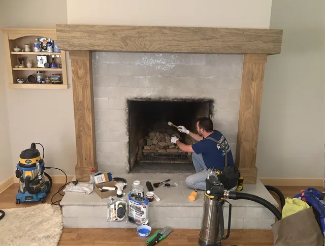 Detailed creosote removal process by Spring Hill Chimney Sweep in Spring Hill, FL