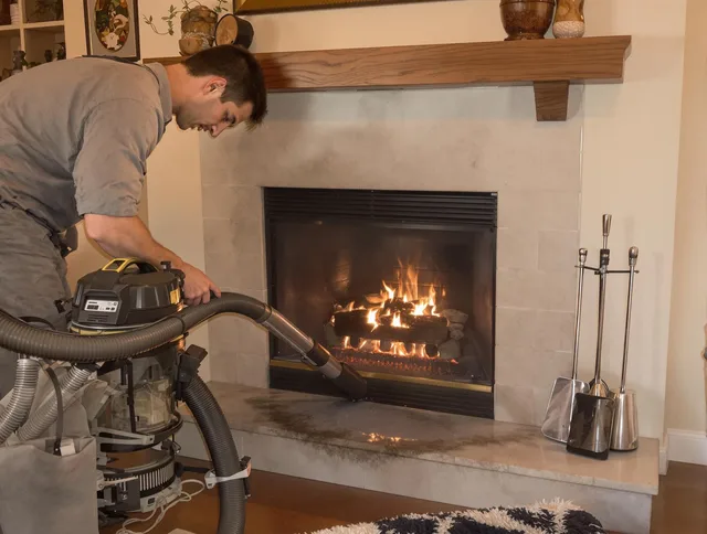 Routine fireplace upkeep by Spring Hill Chimney Sweep in Spring Hill, FL