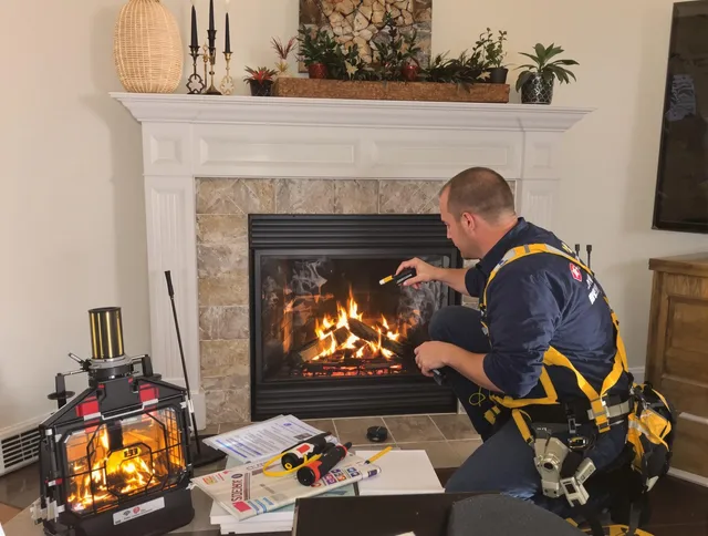 Safety-focused fireplace inspection by Spring Hill Chimney Sweep in Spring Hill, FL